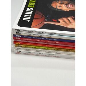 PSA Magazine Lot 10 Issues 2023-2025 Michael Jordan Mahomes Caitlin Clark Ohtani